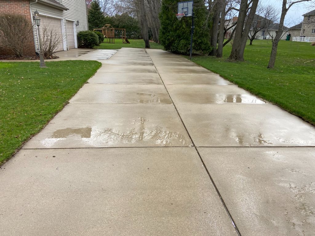 Driveway Pressure Washing in Granger, IN