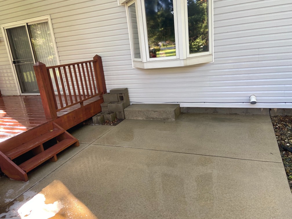 Patio cleaning