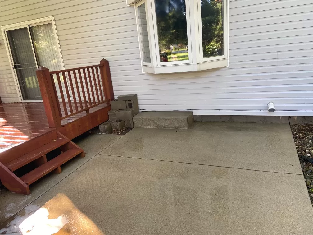 Patio Concrete Cleaning in Granger, IN