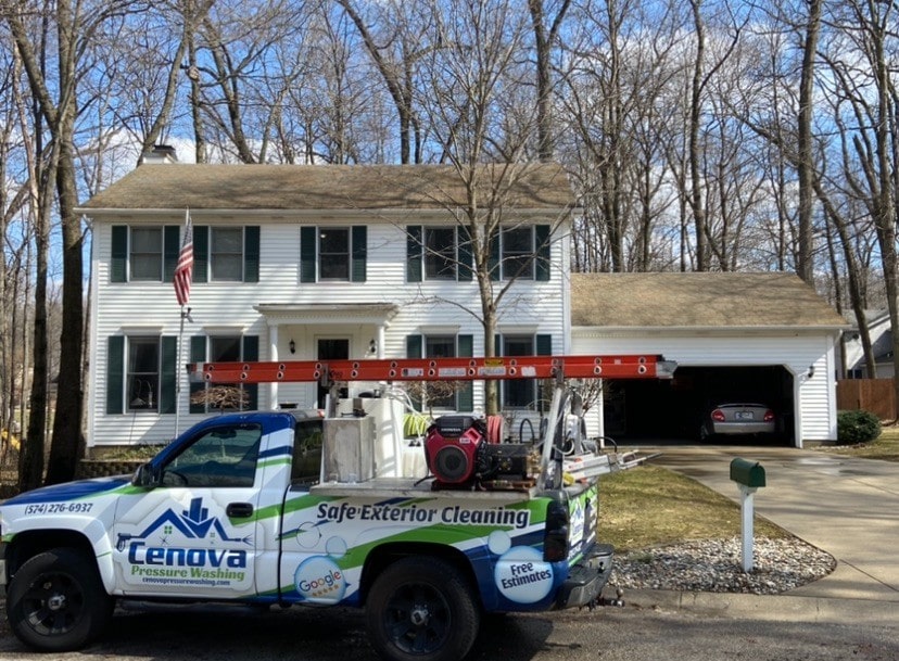 Roof Soft-Wash Treatment in Granger, IN