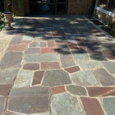 Slate roof patio cleaning 2