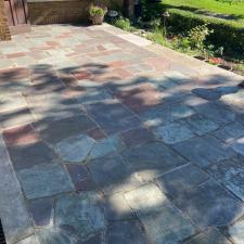 Slate roof patio cleaning 5