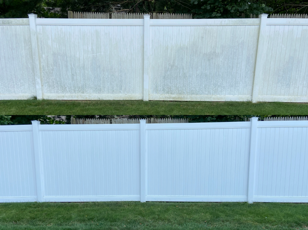 Fence washing